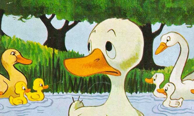 El patito feo, 1 de los 3 cuentos para dormir